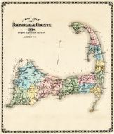 Barnstable County and Cape Cod 1880 Single Map A